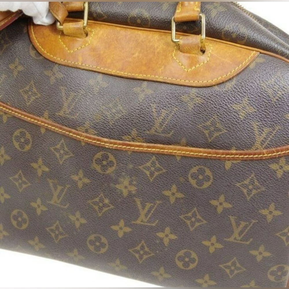 Louis Vuitton Satchel Bag Deauville Bowling Monogram canvas. Authentic - Picture 7 of 12